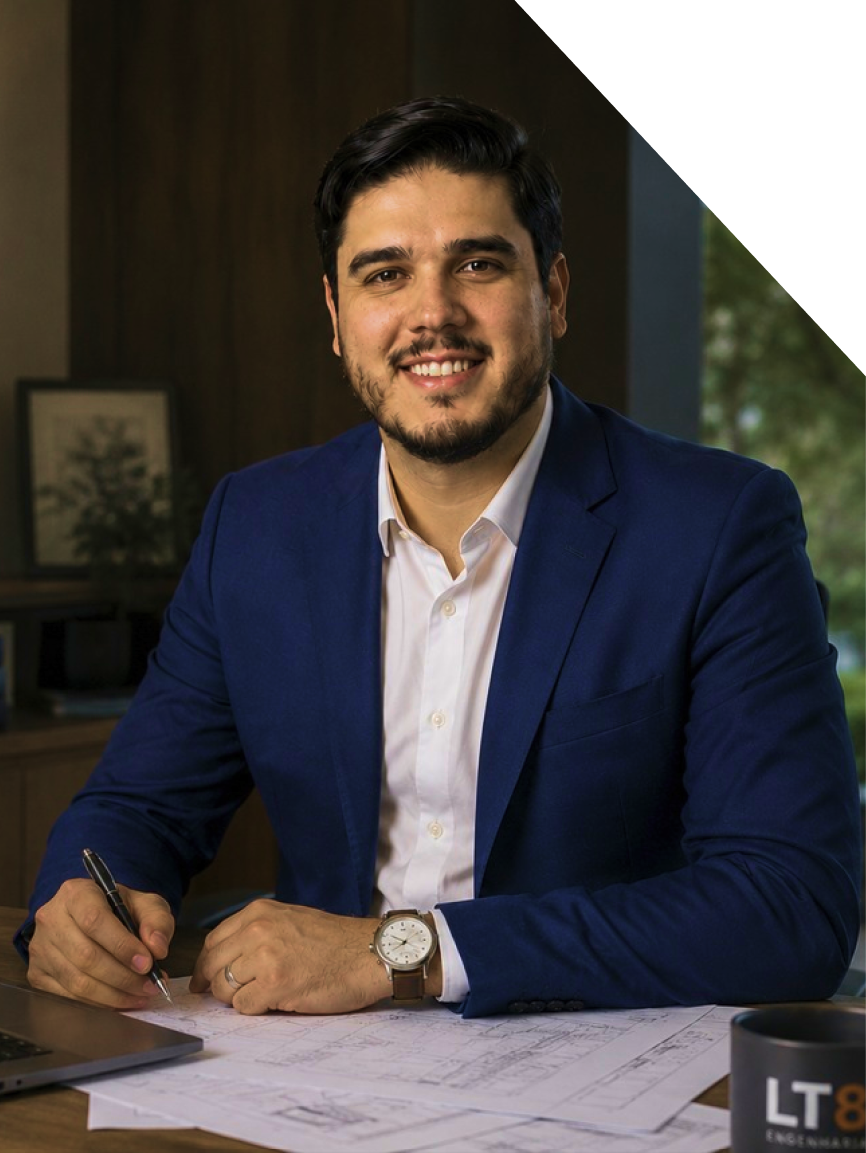 Retrato do CEO Luís Gustavo Souza Telles